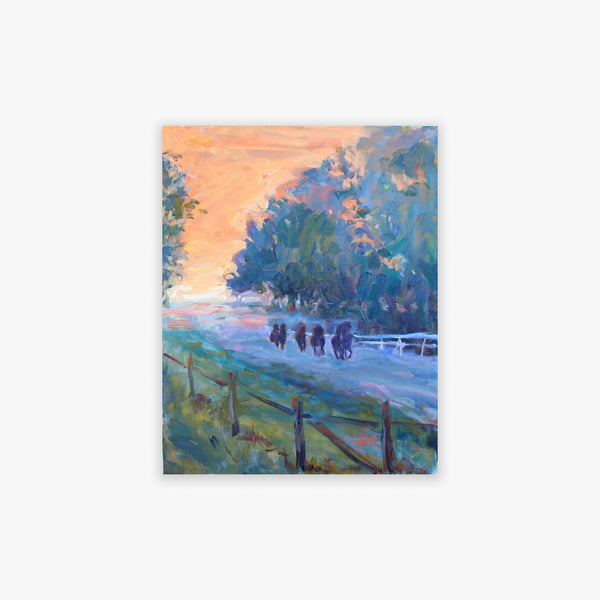 Breezing the String Early Morning