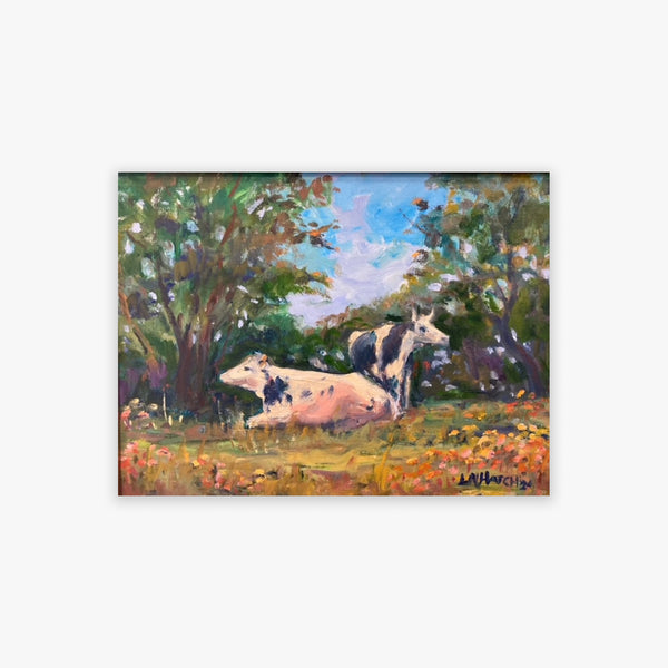 Cows Under the Trees